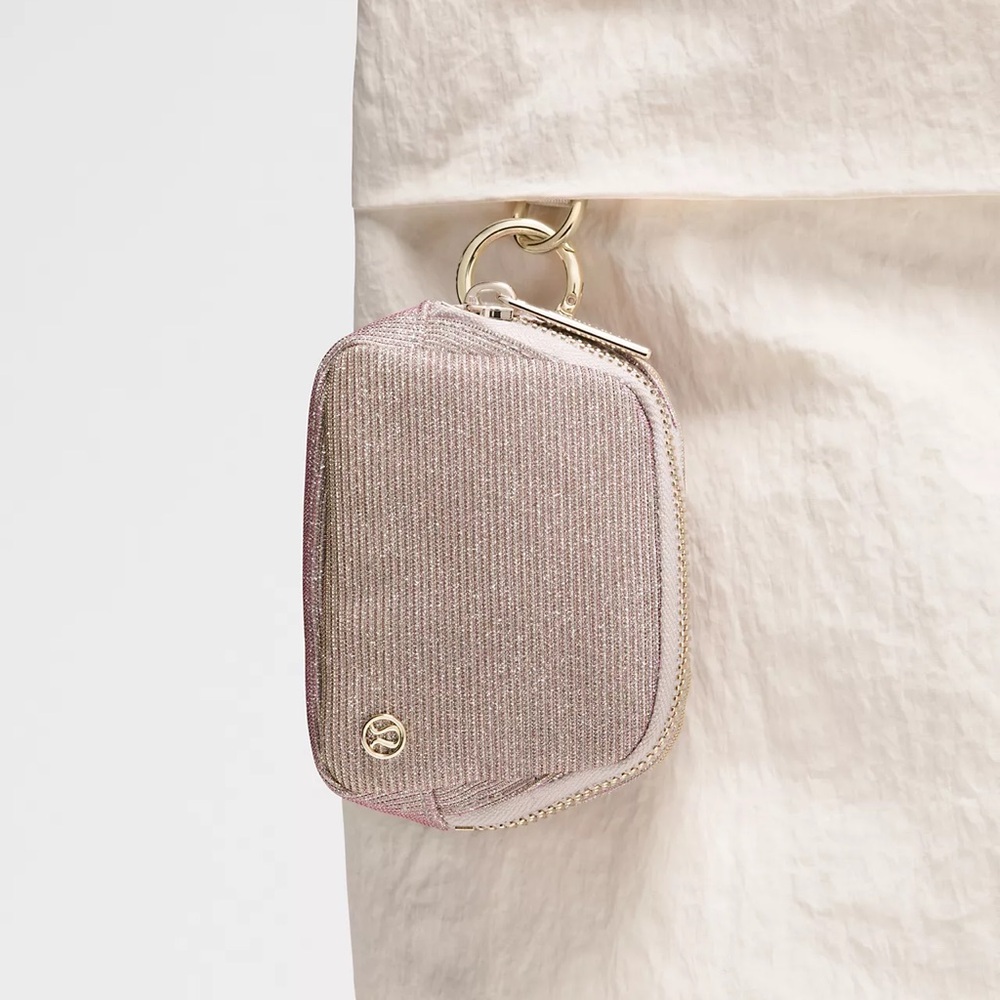 Lululemon *Rose Gold Sold Out* Everywhere Belt Bag Nano Glitter NWT